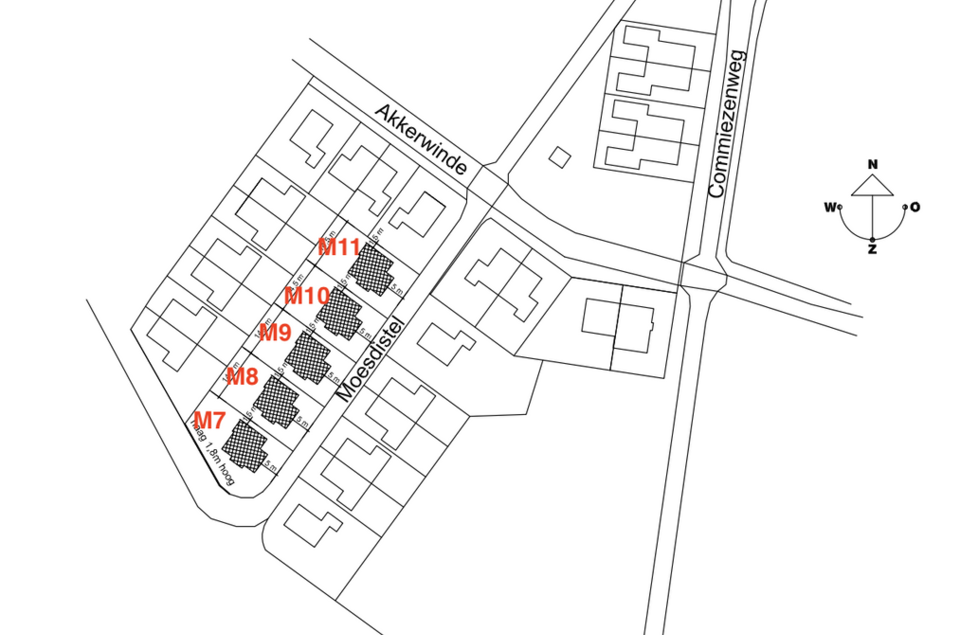 Moesdistel kavel M8 COEVORDEN