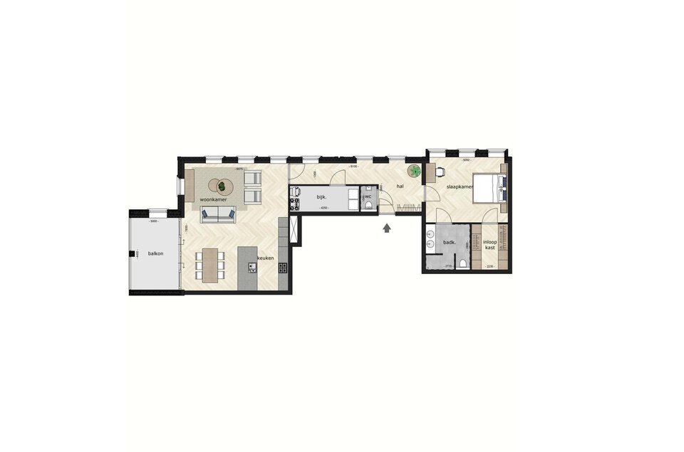 Bentheimerstraat appartement 3S Poort II COEVORDEN