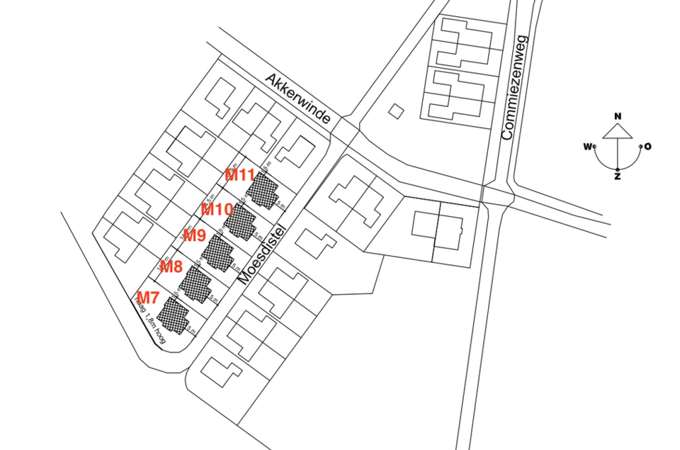 Moesdistel kavel M10 COEVORDEN